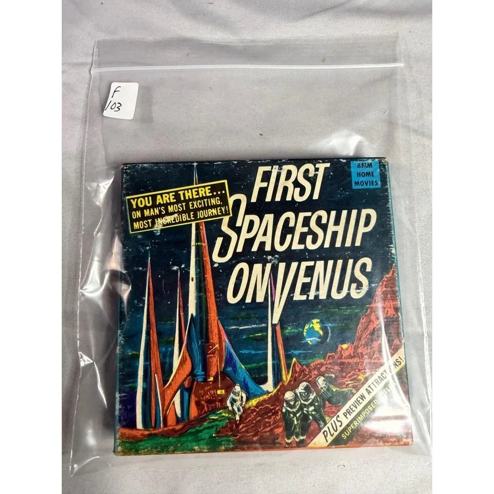 Ken Films First Spaceship on Venus 8mm Home Movie Sci-Fi Vintage Reel 235